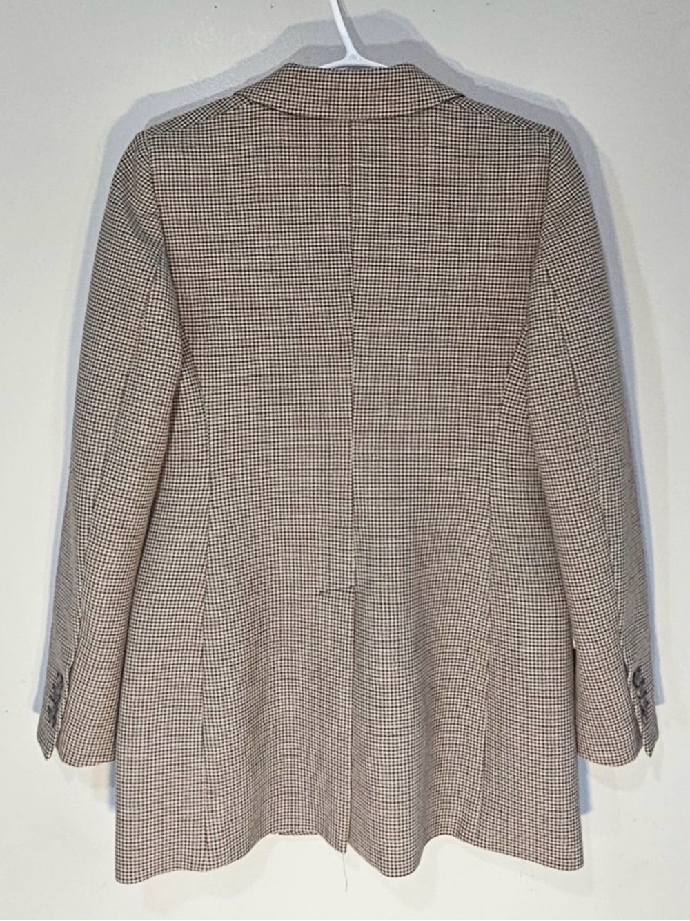 Aritzia WILFRED Margaux Oversized Houndstooth Double Breasted Blazer - Picture 7 of 10